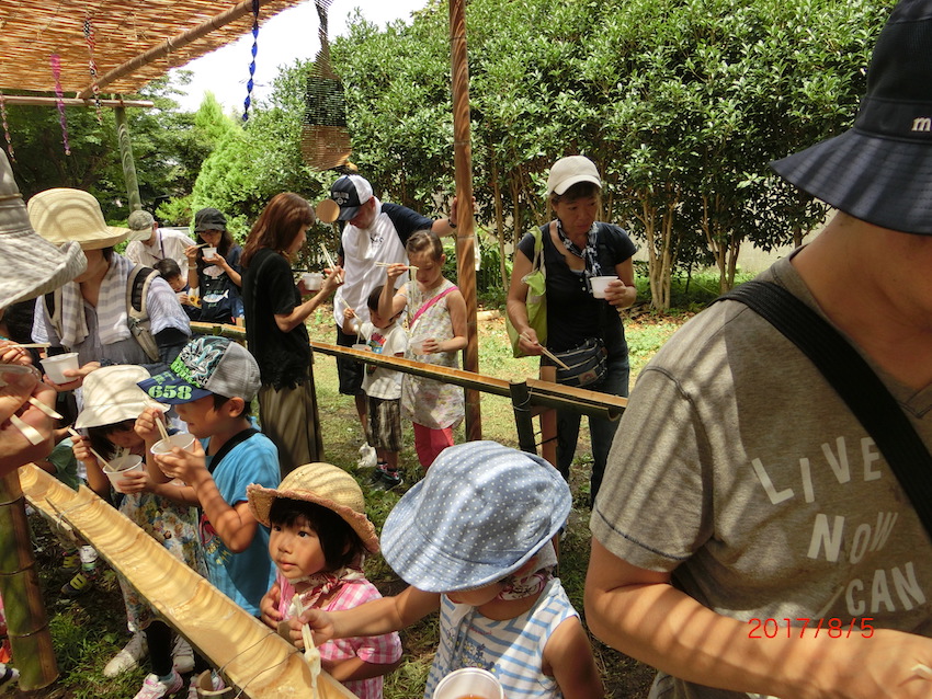 ソーメン流し２０１７