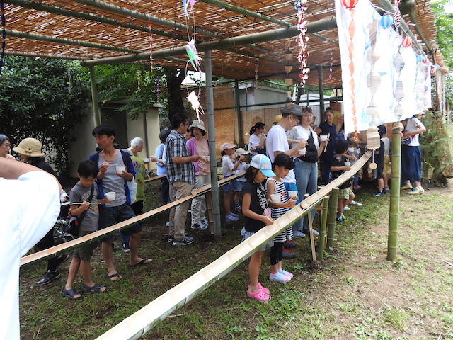 ソーメン流し2019